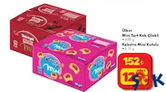 ÜLKER MİNİ TART KEK ÇİLEKLİ 495 G fiyat ve kampanya bilgisi